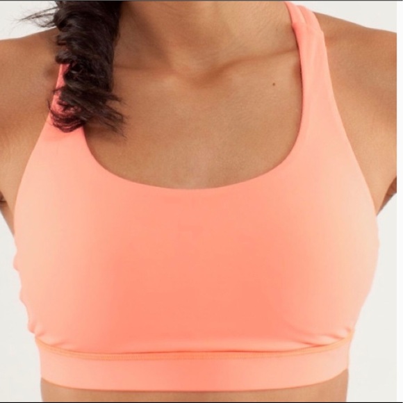 lululemon athletica Other - Lululemon Energy Bra in Peach/Pink